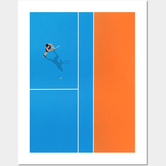 Tennis Player Wall Art by From Above